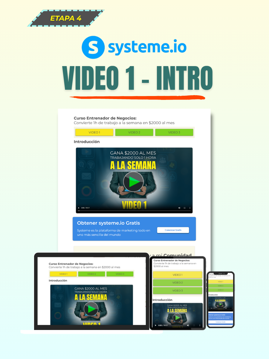 Embudo de Captación de Leads para Coaches y Consultores | Systeme.io - Imagen 4