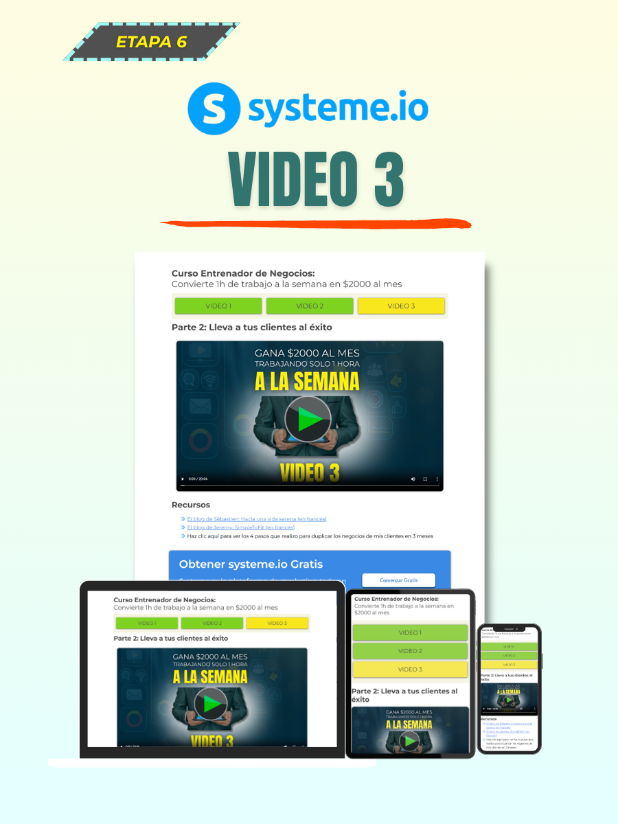 Embudo de Captación de Leads para Coaches y Consultores | Systeme.io - Imagen 6