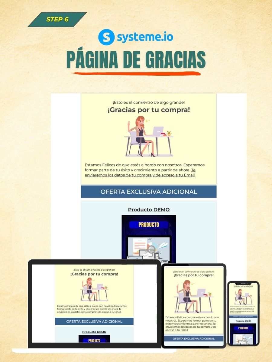 Embudo de Ventas Tripwire de Systeme.io #2 | Incluye 8 Cursos PLR de Marketing & Negocios - Imagen 6